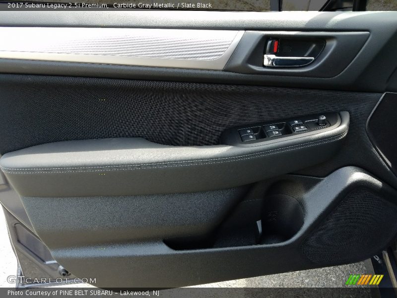 Carbide Gray Metallic / Slate Black 2017 Subaru Legacy 2.5i Premium
