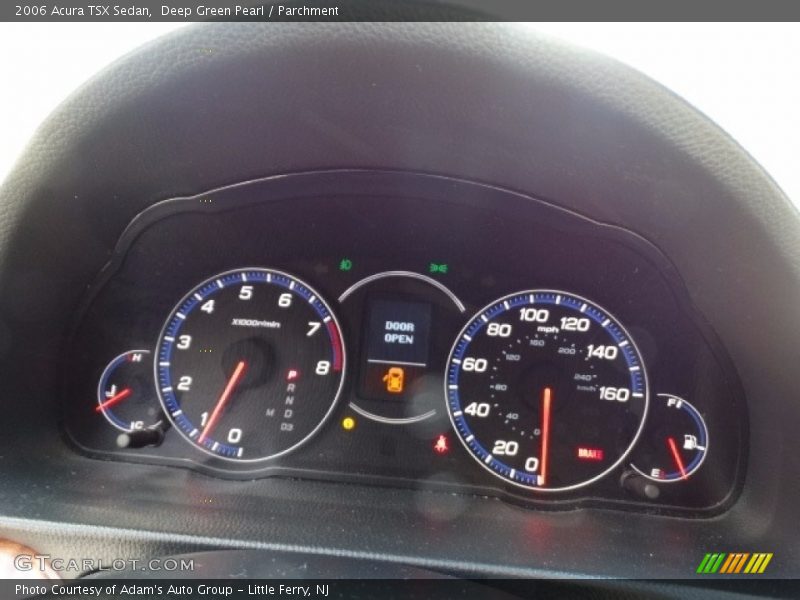 Deep Green Pearl / Parchment 2006 Acura TSX Sedan