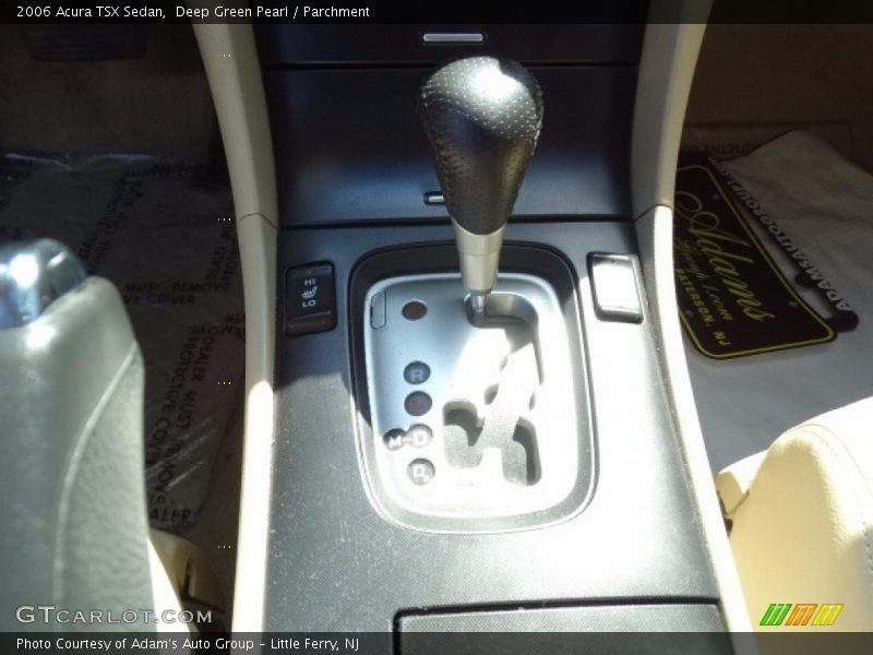 Deep Green Pearl / Parchment 2006 Acura TSX Sedan