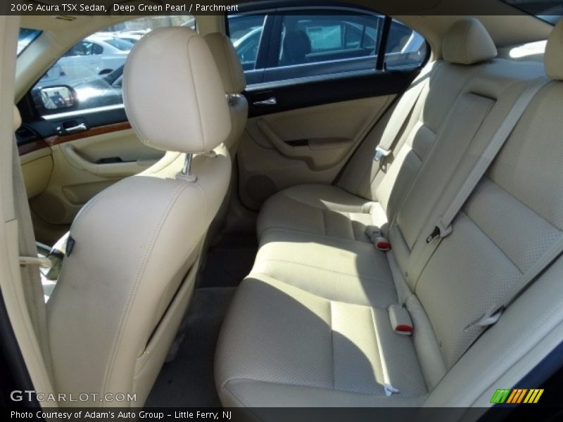 Deep Green Pearl / Parchment 2006 Acura TSX Sedan