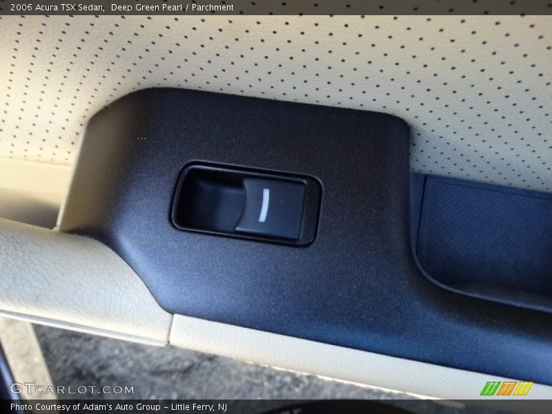 Deep Green Pearl / Parchment 2006 Acura TSX Sedan