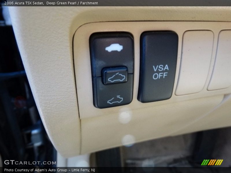 Deep Green Pearl / Parchment 2006 Acura TSX Sedan