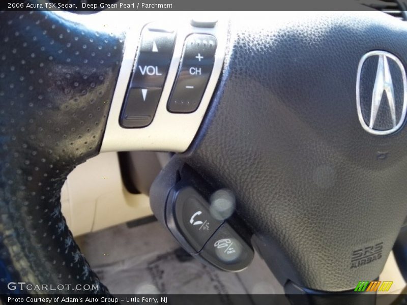 Deep Green Pearl / Parchment 2006 Acura TSX Sedan