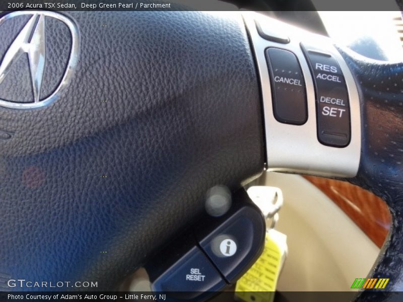 Deep Green Pearl / Parchment 2006 Acura TSX Sedan