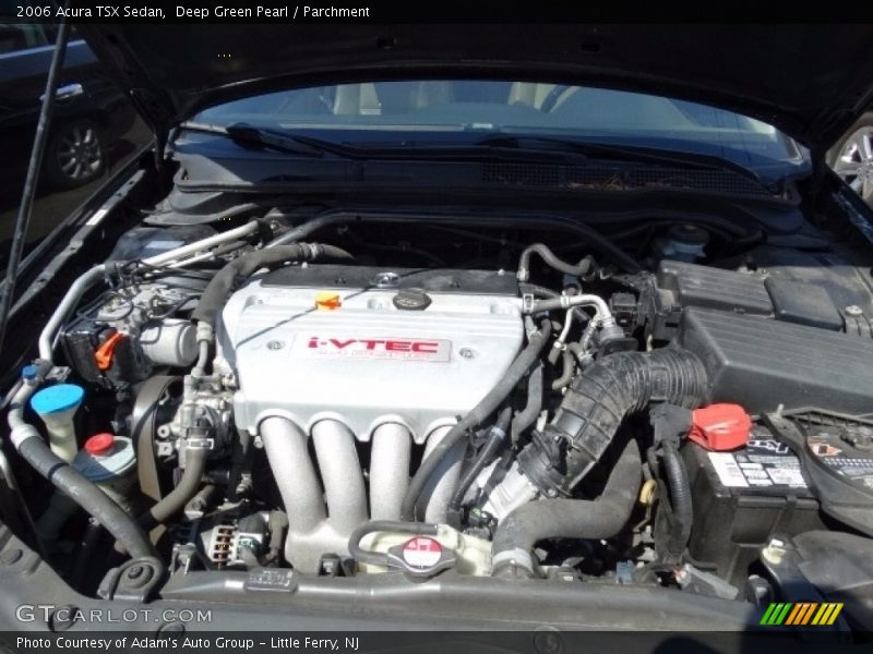 Deep Green Pearl / Parchment 2006 Acura TSX Sedan