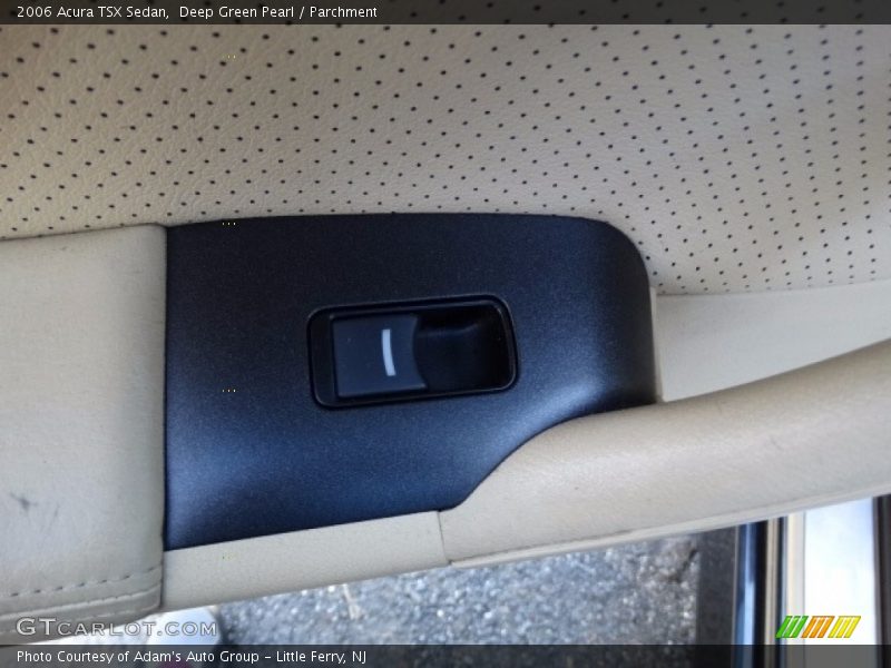 Deep Green Pearl / Parchment 2006 Acura TSX Sedan