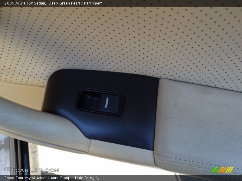 Deep Green Pearl / Parchment 2006 Acura TSX Sedan