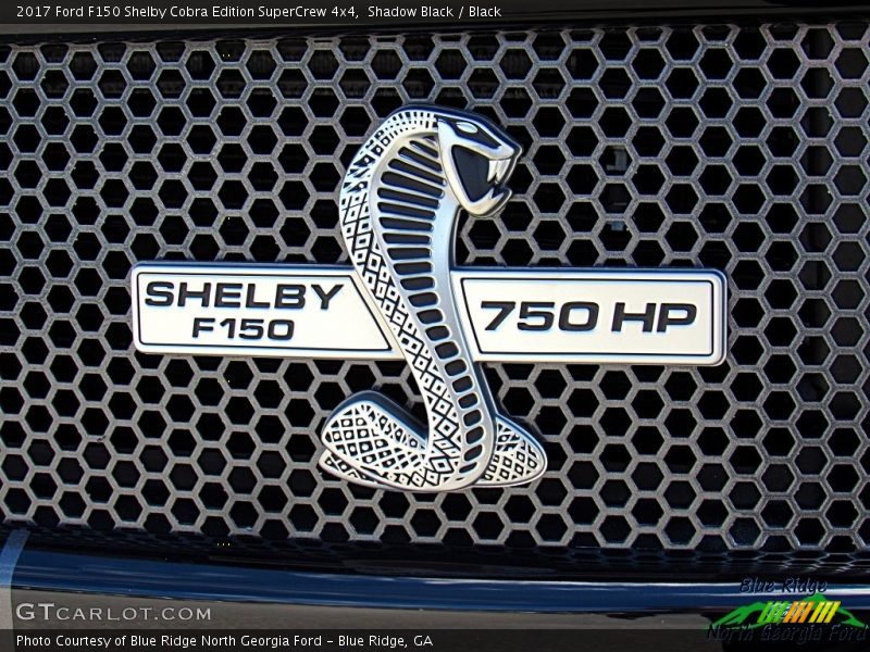 Shadow Black / Black 2017 Ford F150 Shelby Cobra Edition SuperCrew 4x4