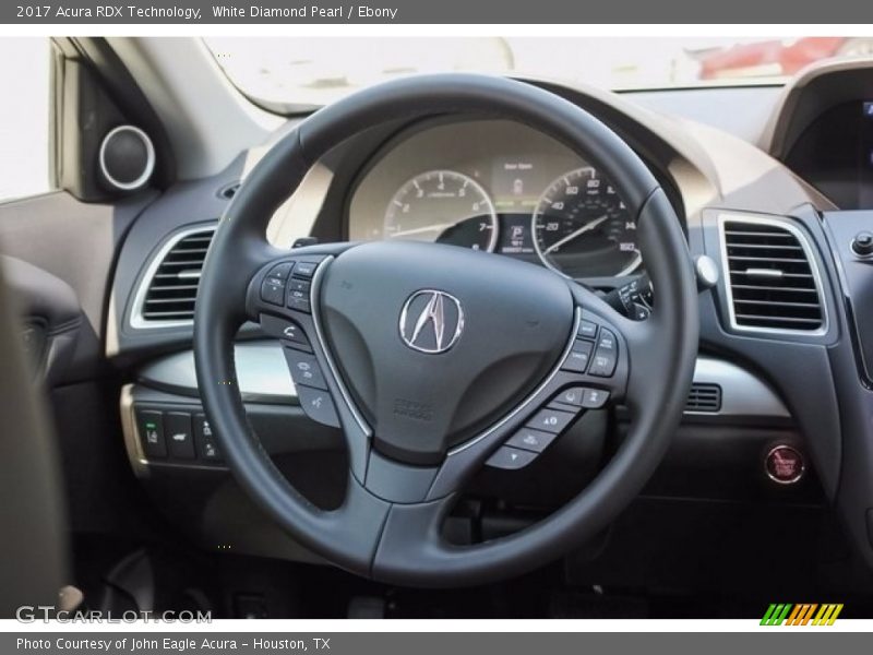 White Diamond Pearl / Ebony 2017 Acura RDX Technology