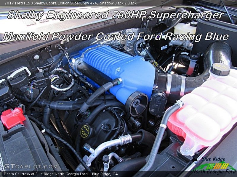  2017 F150 Shelby Cobra Edition SuperCrew 4x4 Engine - 5.0 Liter Shelby Supercharged DOHC 32-Valve Ti-VCT E85 V8