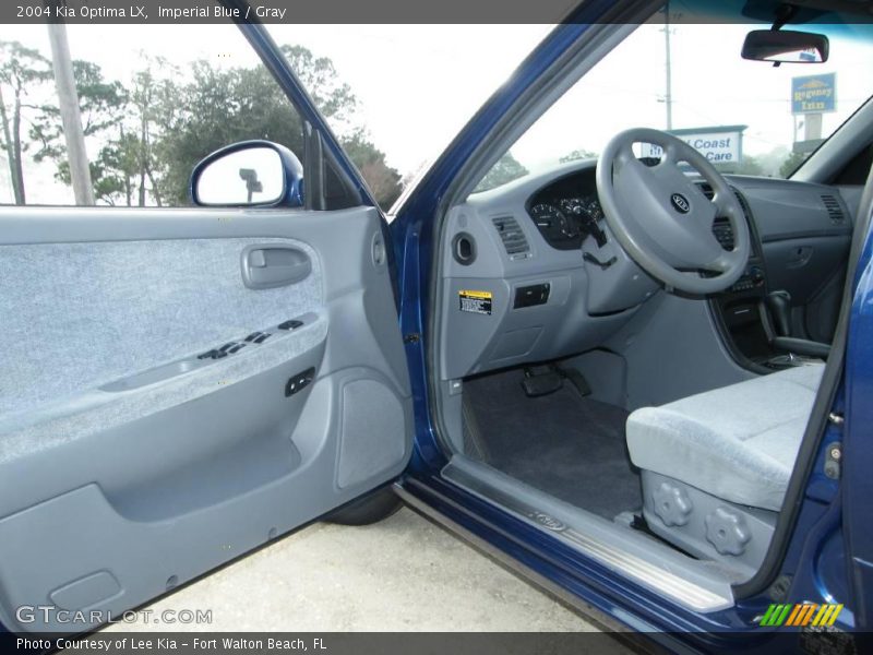 Imperial Blue / Gray 2004 Kia Optima LX