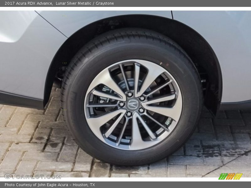Lunar Silver Metallic / Graystone 2017 Acura RDX Advance