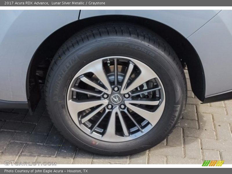 Lunar Silver Metallic / Graystone 2017 Acura RDX Advance