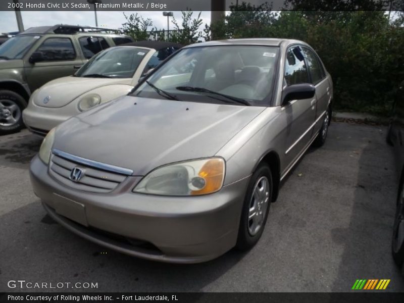 Front 3/4 View of 2002 Civic LX Sedan