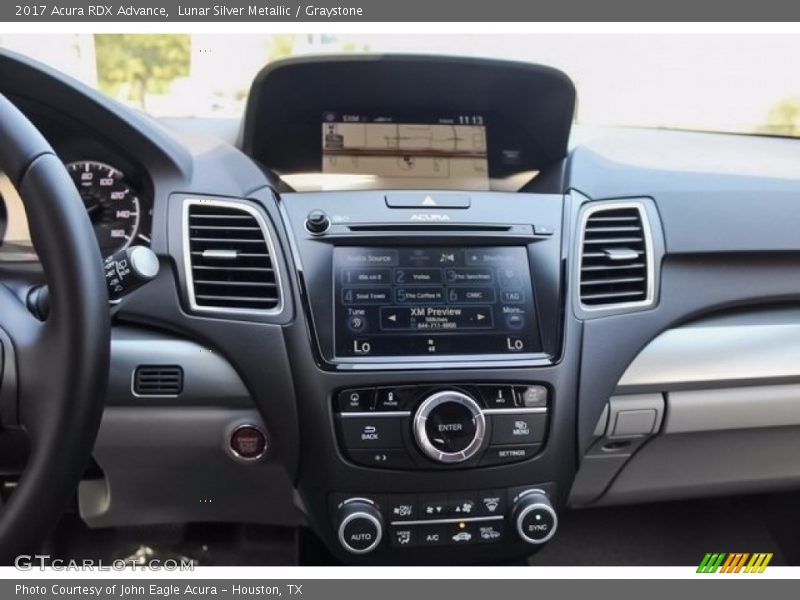 Lunar Silver Metallic / Graystone 2017 Acura RDX Advance