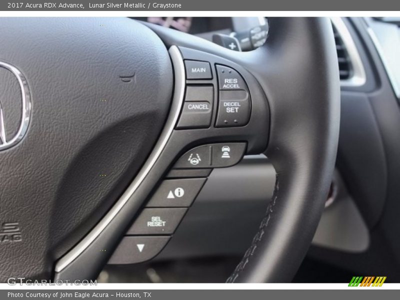 Lunar Silver Metallic / Graystone 2017 Acura RDX Advance