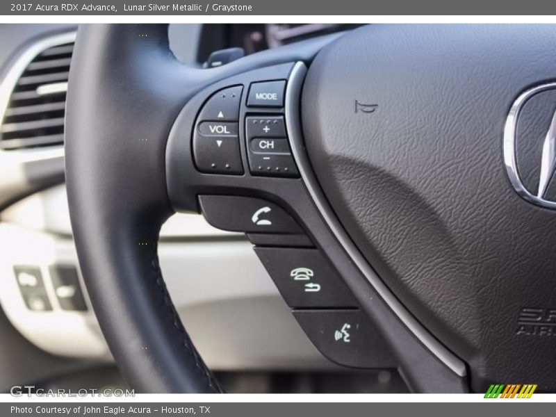 Lunar Silver Metallic / Graystone 2017 Acura RDX Advance