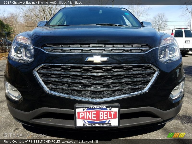 Black / Jet Black 2017 Chevrolet Equinox Premier AWD