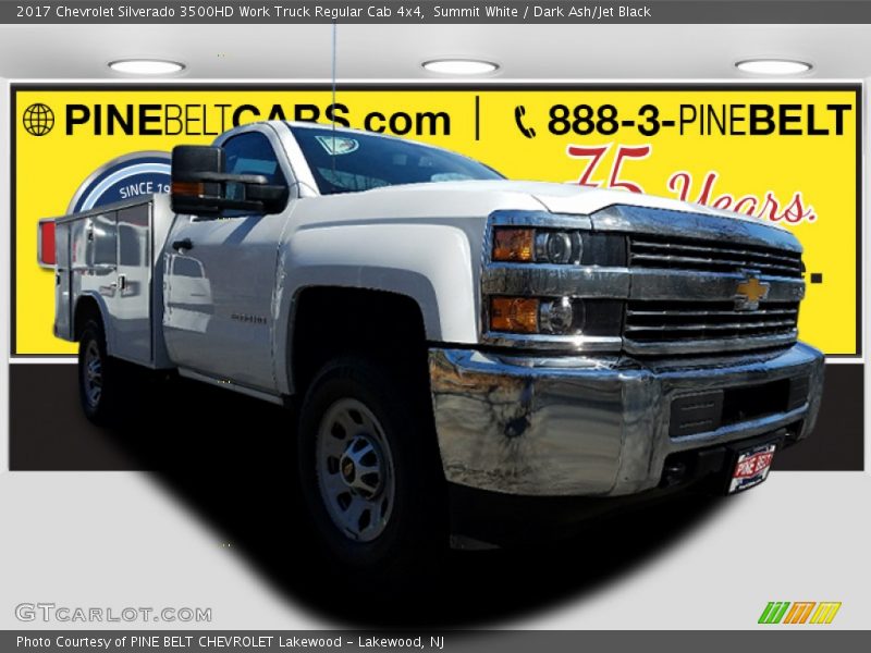 Summit White / Dark Ash/Jet Black 2017 Chevrolet Silverado 3500HD Work Truck Regular Cab 4x4