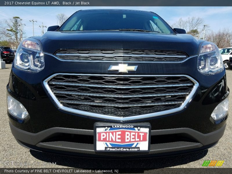 Black / Jet Black 2017 Chevrolet Equinox LT AWD