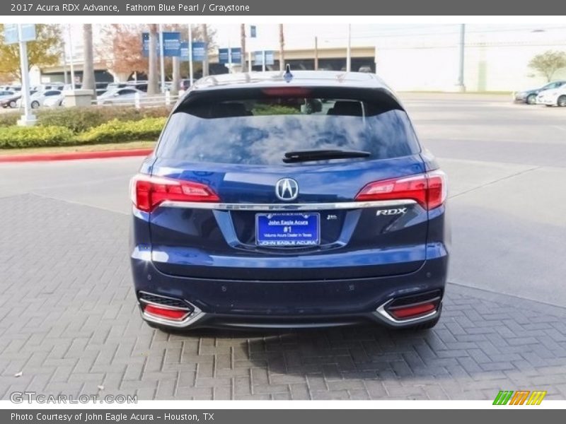 Fathom Blue Pearl / Graystone 2017 Acura RDX Advance