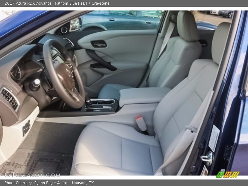 Fathom Blue Pearl / Graystone 2017 Acura RDX Advance