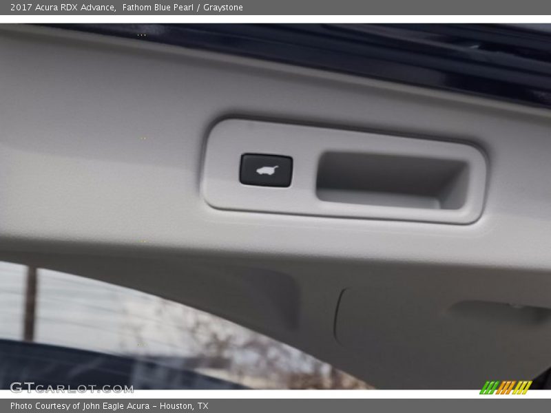 Fathom Blue Pearl / Graystone 2017 Acura RDX Advance