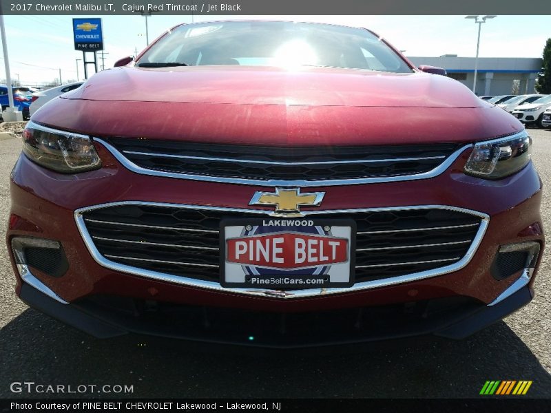 Cajun Red Tintcoat / Jet Black 2017 Chevrolet Malibu LT