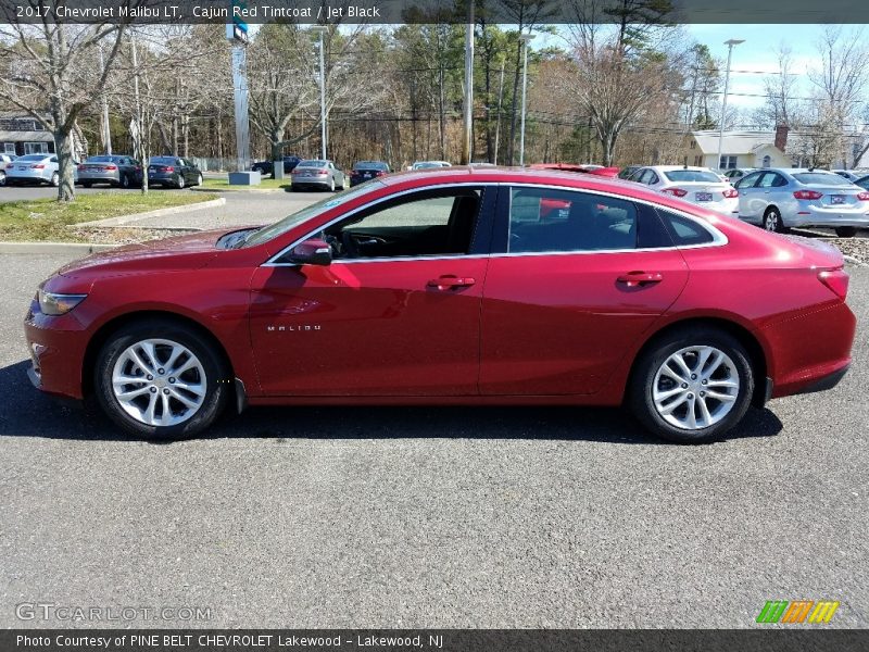 Cajun Red Tintcoat / Jet Black 2017 Chevrolet Malibu LT