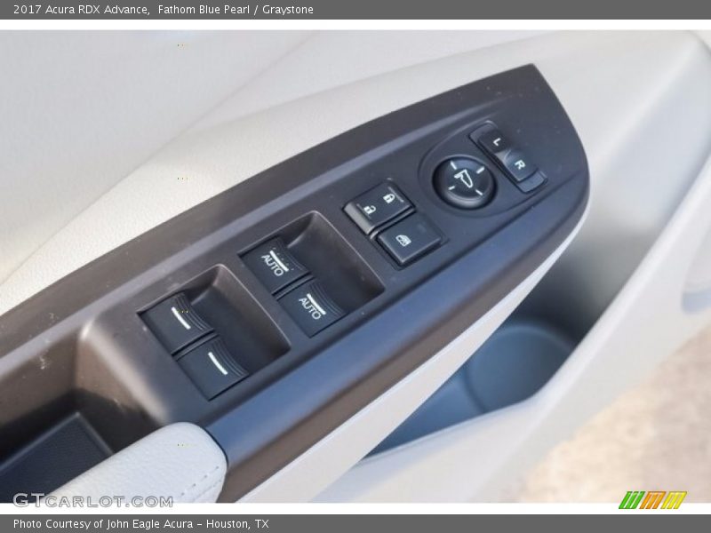 Fathom Blue Pearl / Graystone 2017 Acura RDX Advance