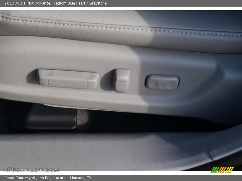 Fathom Blue Pearl / Graystone 2017 Acura RDX Advance