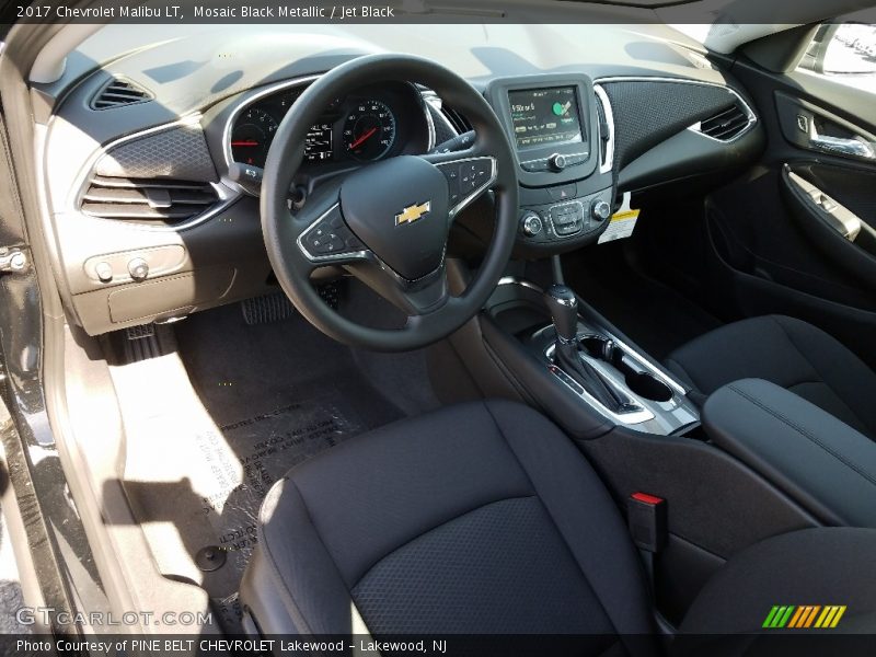 Mosaic Black Metallic / Jet Black 2017 Chevrolet Malibu LT