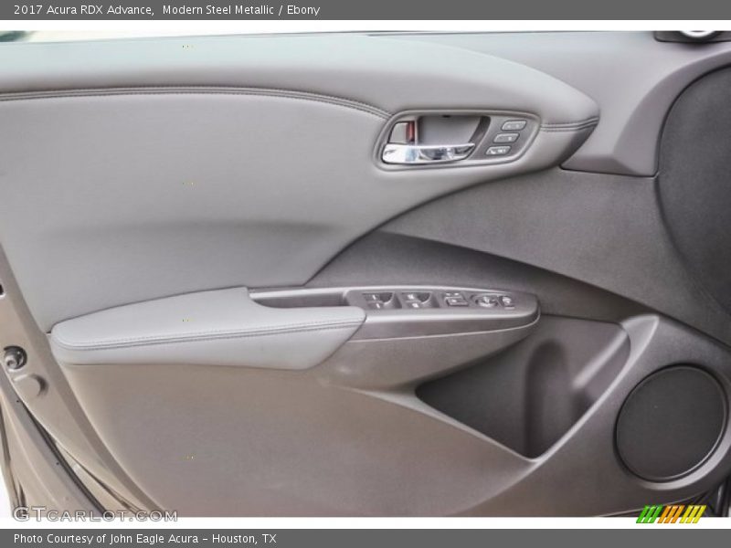 Modern Steel Metallic / Ebony 2017 Acura RDX Advance