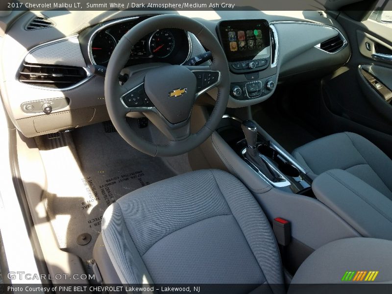Summit White / Dark Atmosphere/Medium Ash Gray 2017 Chevrolet Malibu LT