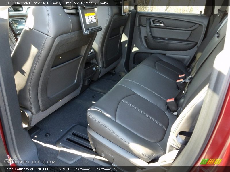 Siren Red Tintcoat / Ebony 2017 Chevrolet Traverse LT AWD