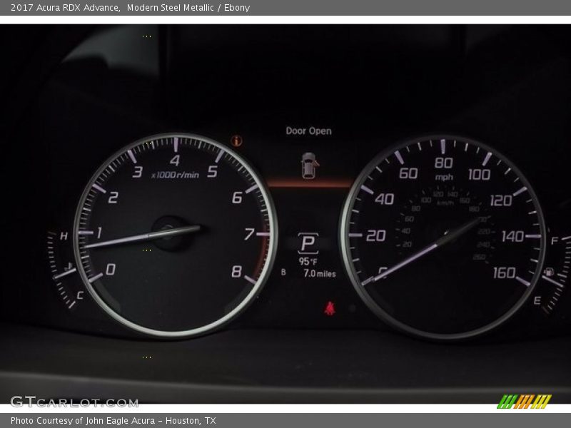 Modern Steel Metallic / Ebony 2017 Acura RDX Advance