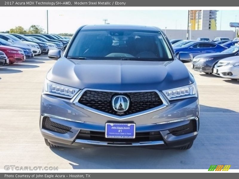 Modern Steel Metallic / Ebony 2017 Acura MDX Technology SH-AWD