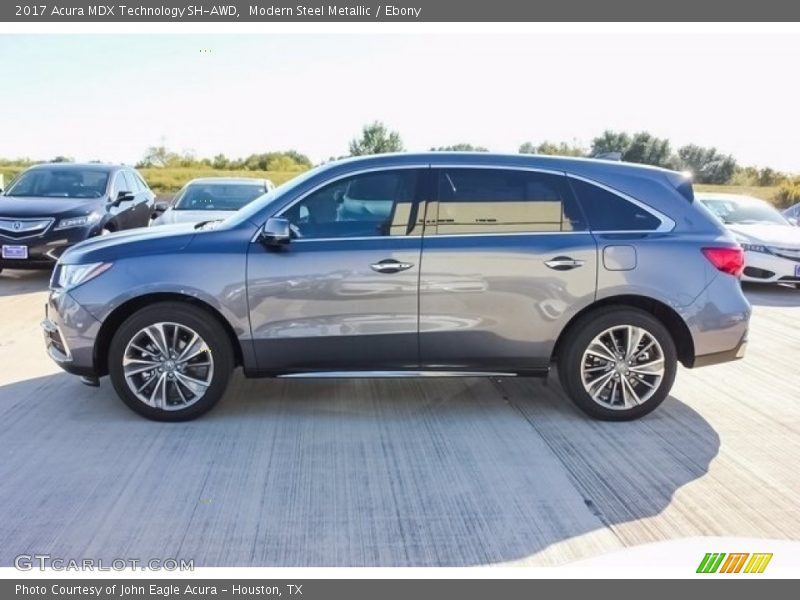Modern Steel Metallic / Ebony 2017 Acura MDX Technology SH-AWD
