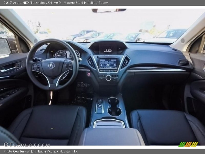 Modern Steel Metallic / Ebony 2017 Acura MDX Technology SH-AWD