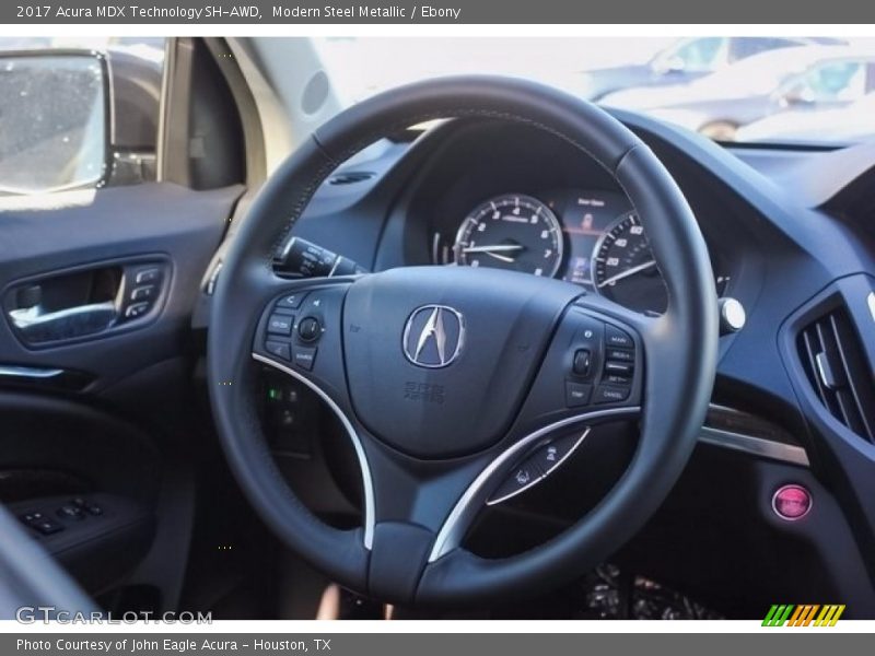 Modern Steel Metallic / Ebony 2017 Acura MDX Technology SH-AWD