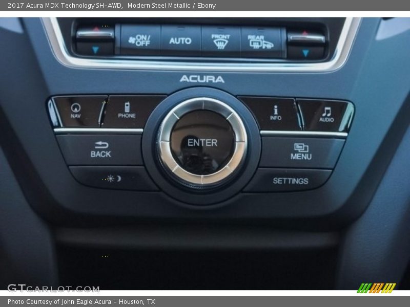 Modern Steel Metallic / Ebony 2017 Acura MDX Technology SH-AWD