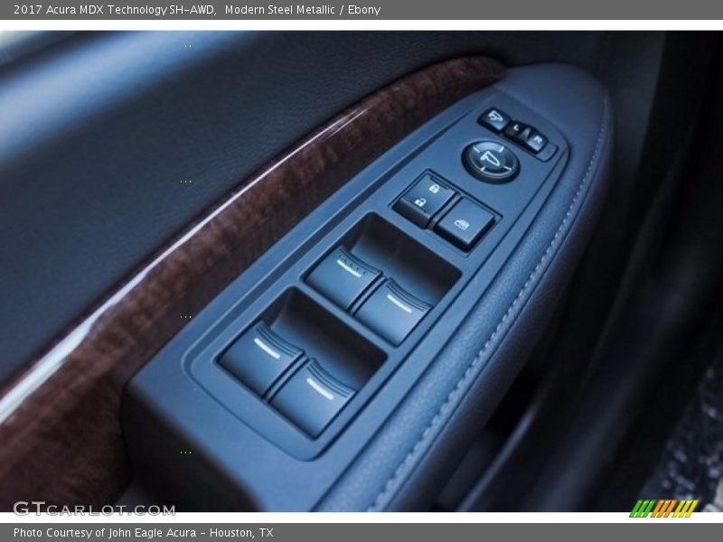 Modern Steel Metallic / Ebony 2017 Acura MDX Technology SH-AWD
