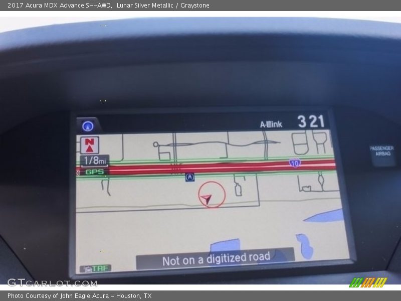Lunar Silver Metallic / Graystone 2017 Acura MDX Advance SH-AWD