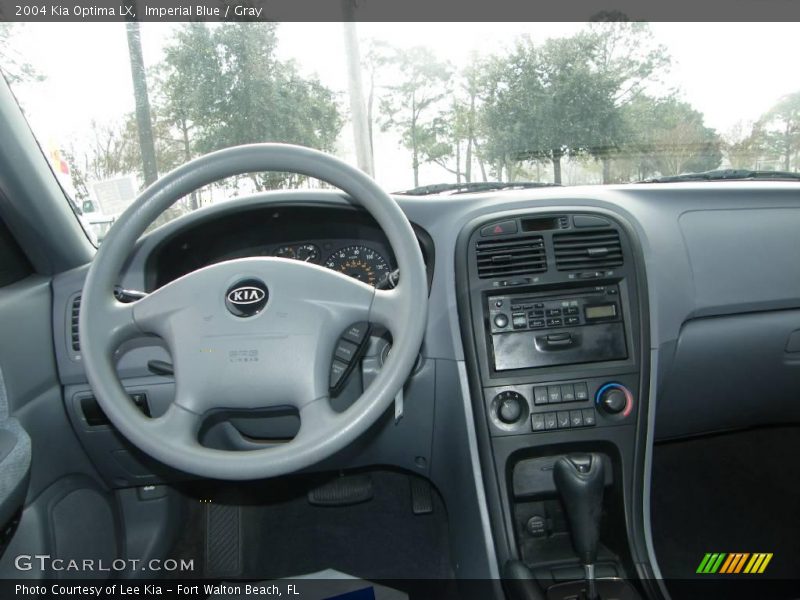 Imperial Blue / Gray 2004 Kia Optima LX