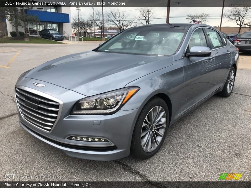 Front 3/4 View of 2017 Genesis G80 AWD