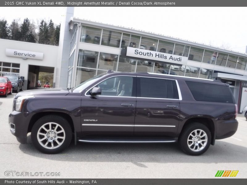 Midnight Amethyst Metallic / Denali Cocoa/Dark Atmosphere 2015 GMC Yukon XL Denali 4WD