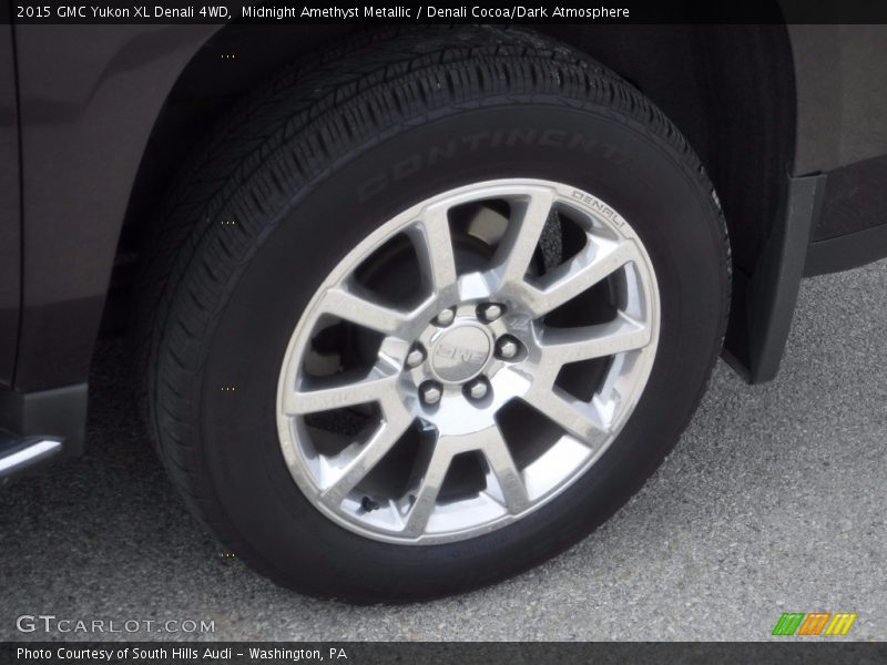 Midnight Amethyst Metallic / Denali Cocoa/Dark Atmosphere 2015 GMC Yukon XL Denali 4WD