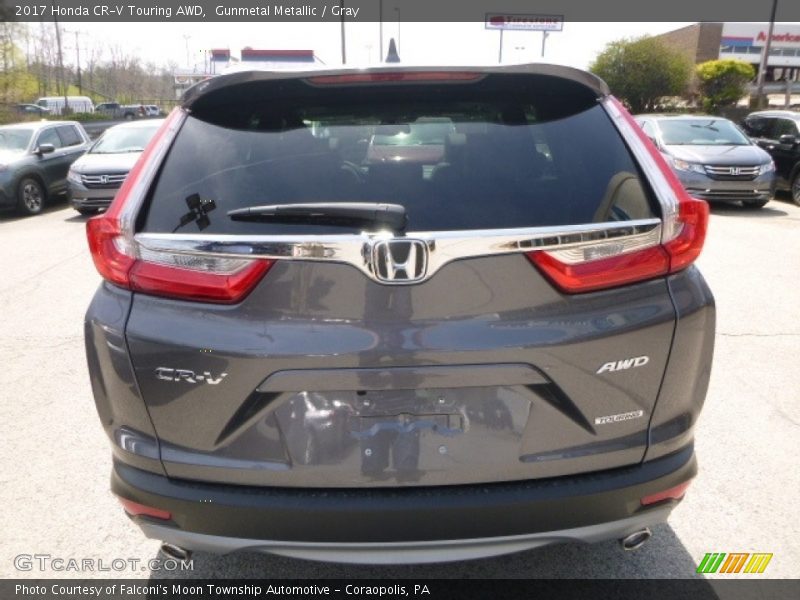 Gunmetal Metallic / Gray 2017 Honda CR-V Touring AWD