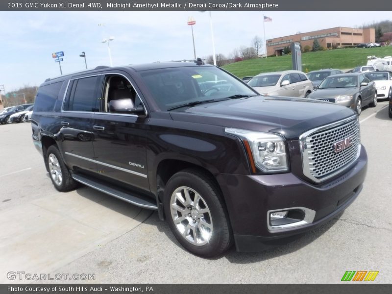 Midnight Amethyst Metallic / Denali Cocoa/Dark Atmosphere 2015 GMC Yukon XL Denali 4WD