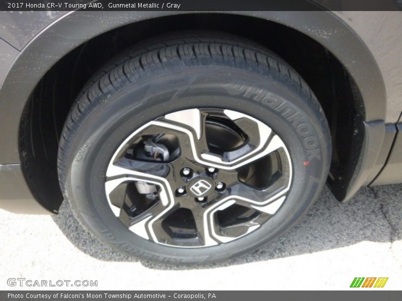 Gunmetal Metallic / Gray 2017 Honda CR-V Touring AWD